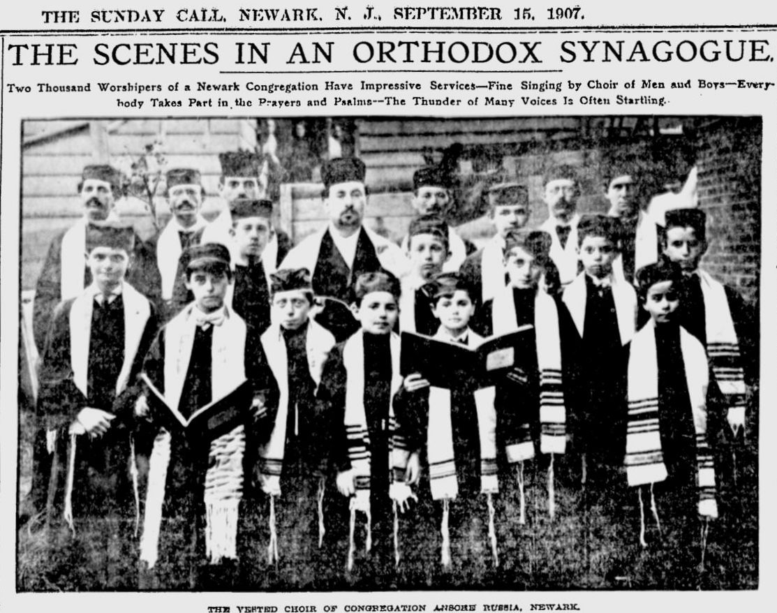 The Scenes in an Orthodox Synagogue
