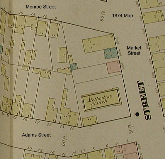 1874 Map
510 Market St., c. Adams
