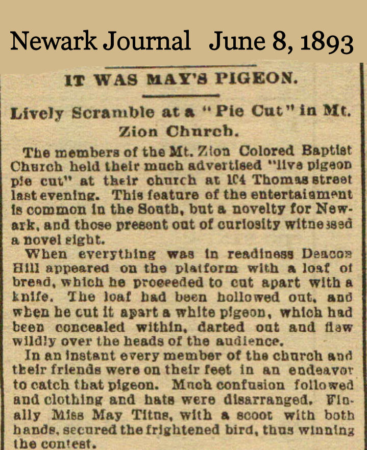 It Was May's Pigeon
June 9, 1893
