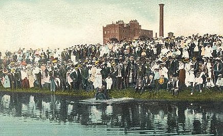 Baptism in the Passaic River
Postcard
