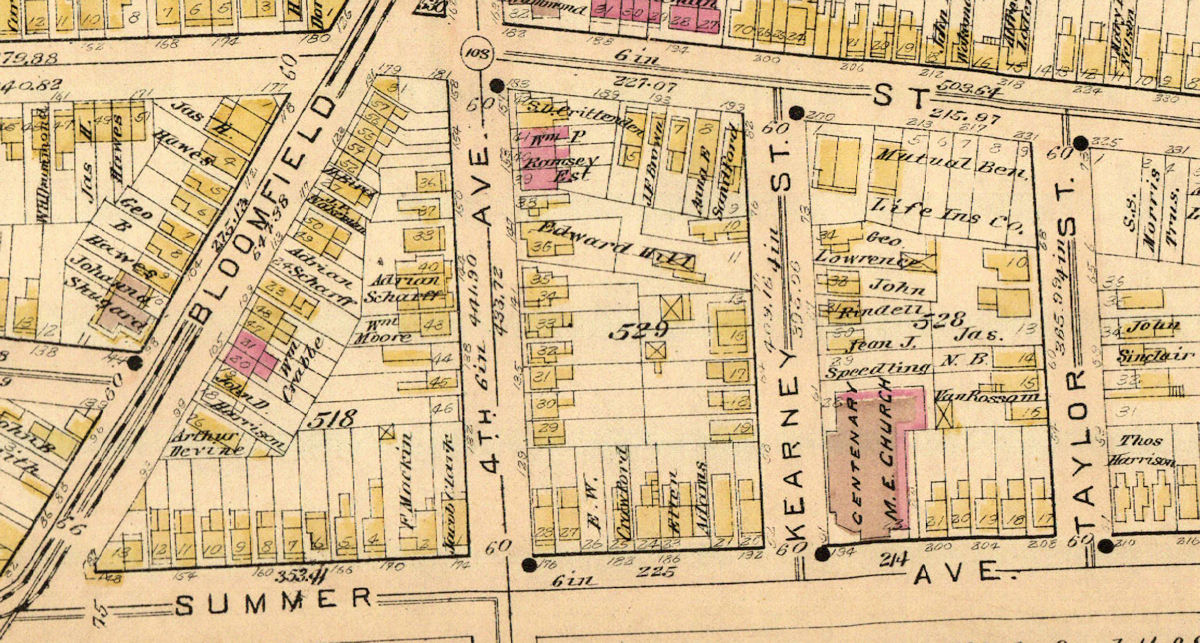 1889 Map
194 Summer Avenue Location
