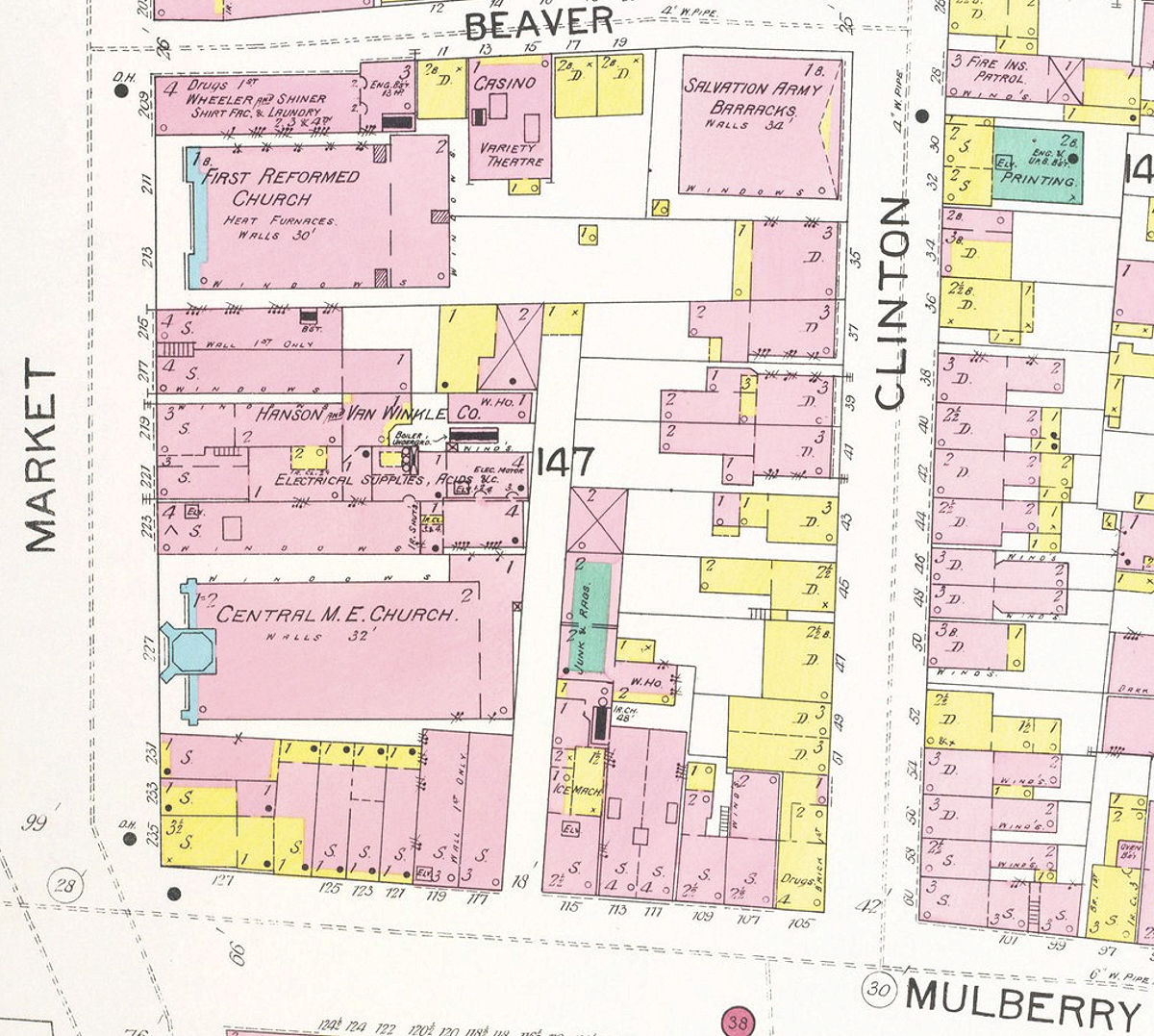 1892 Map
181, 227 Market Street
