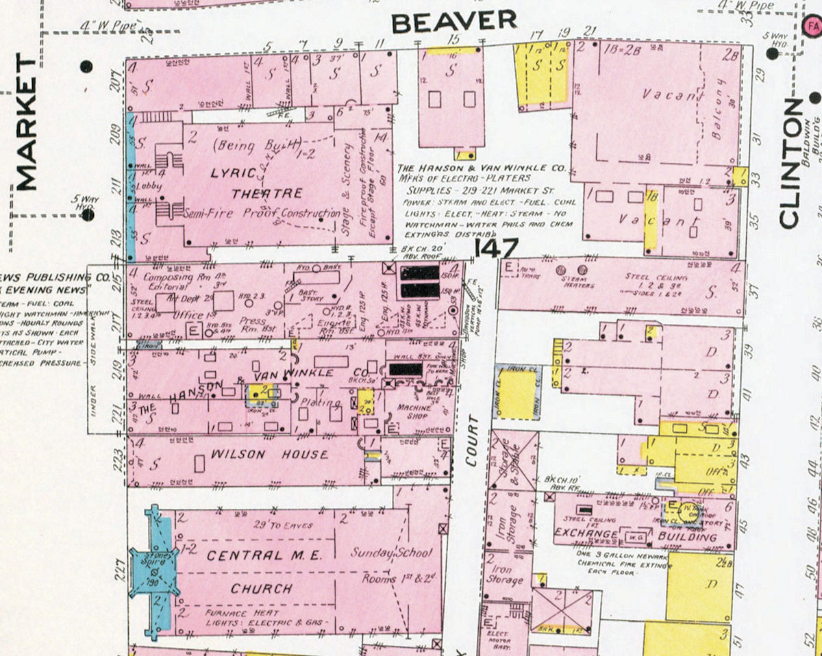 1908 Map
227 Market Street
