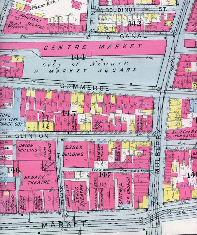 1911 Map
181, 227 Market Street
