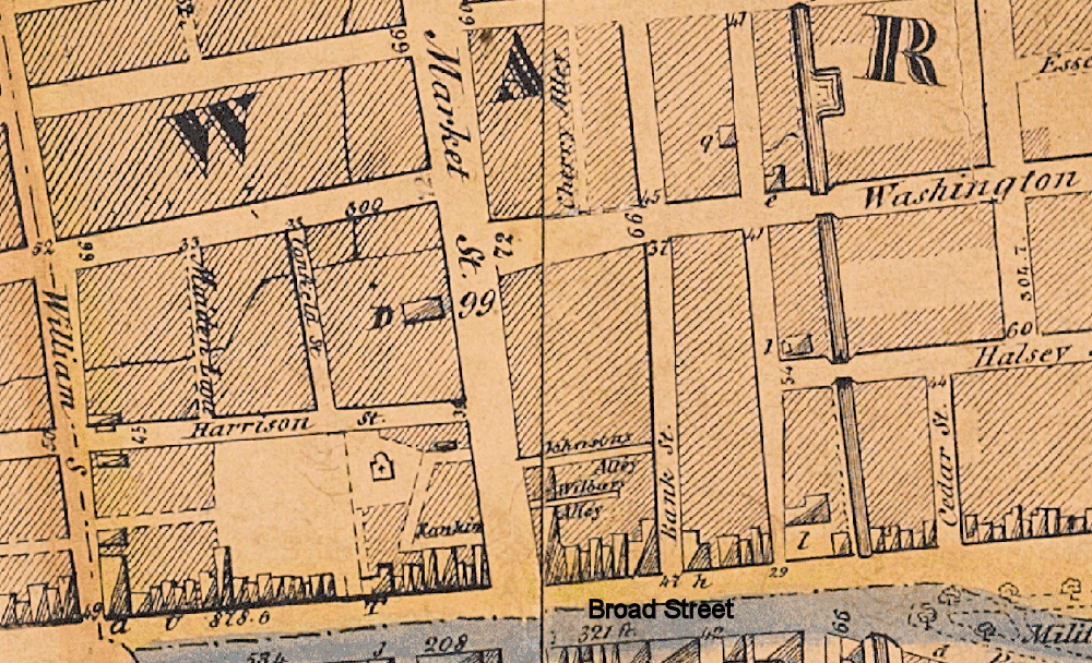 1847 Map
90 Market Street
"D" on the map
