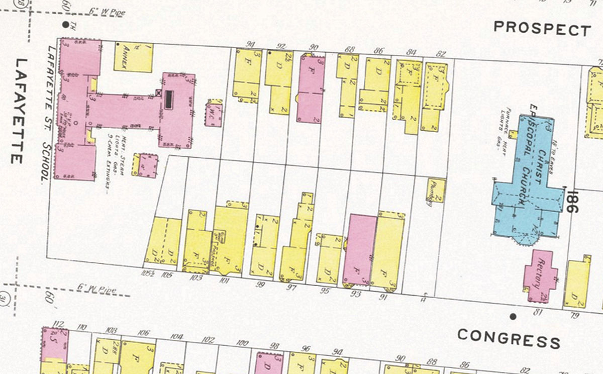 1908 Map
76 Prospect Street (81,85 Congress Street)
