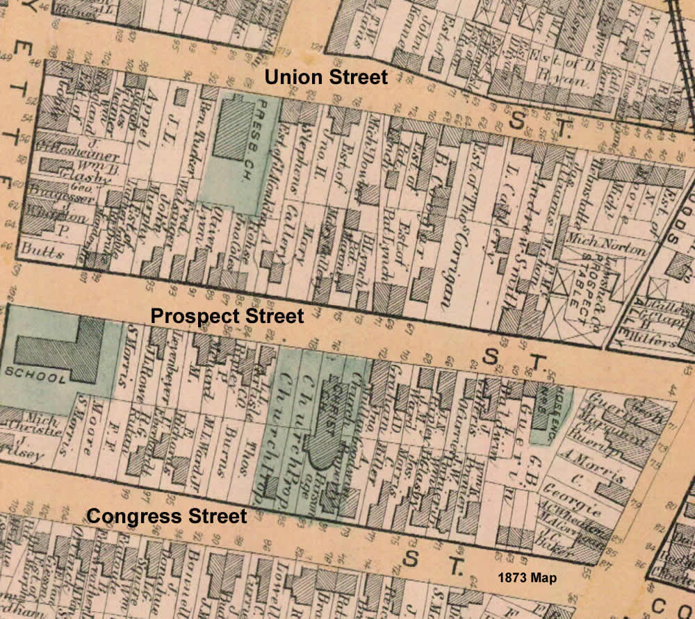 1873
76 Prospect Street (81,85 Congress Street)
