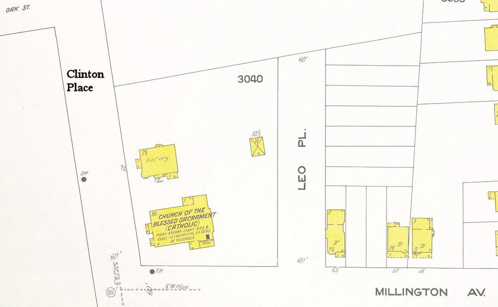 1909 Map
50 - 52 Clinton Place & Millington Avenue
