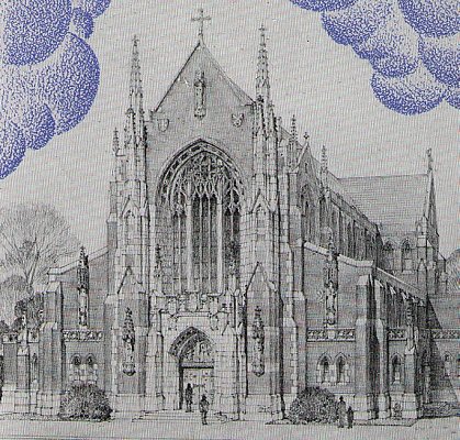 Artist Sketch of new church 1940
Photo from Joe Cummings
