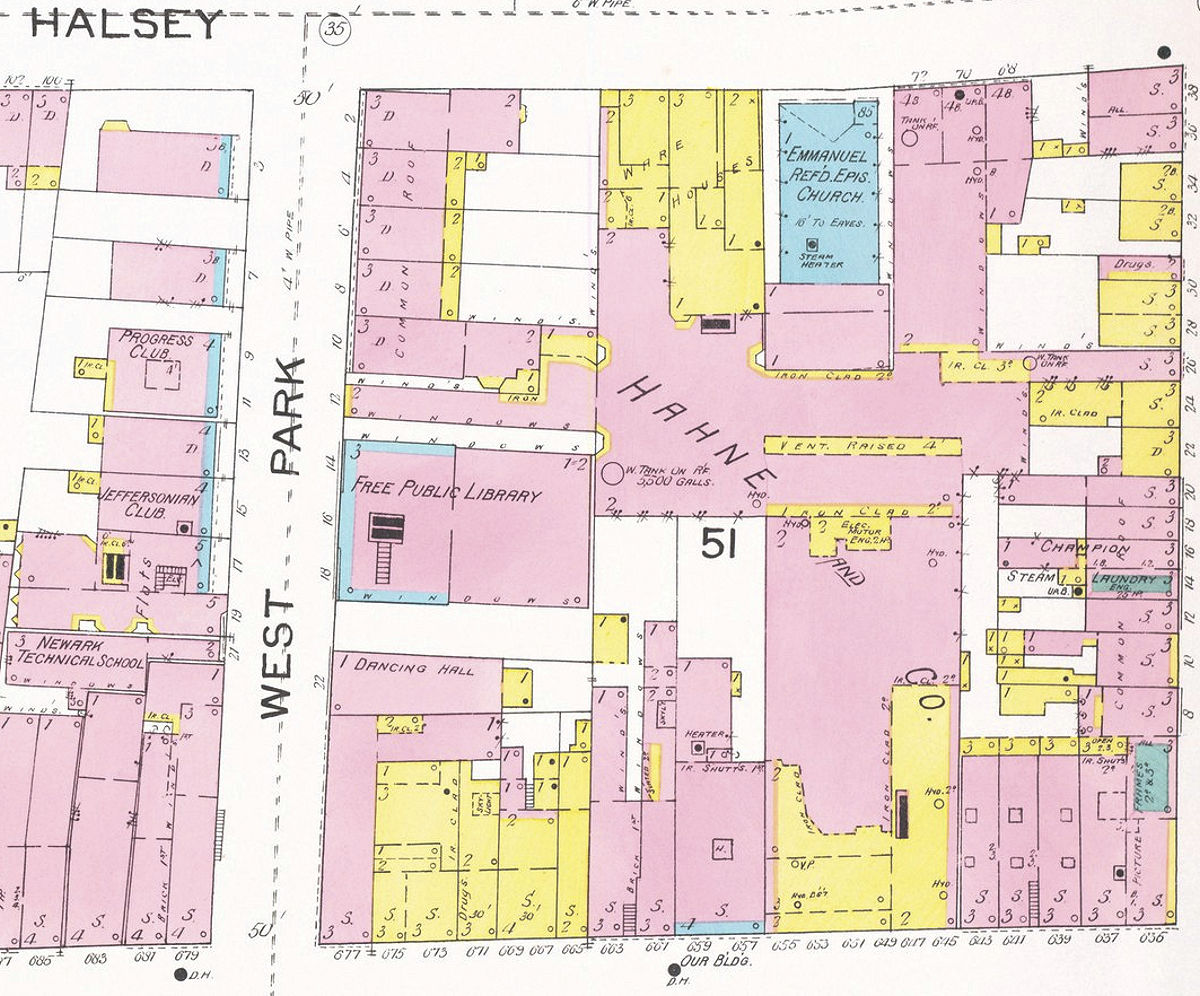 1892 Map
74 Halsey Street
