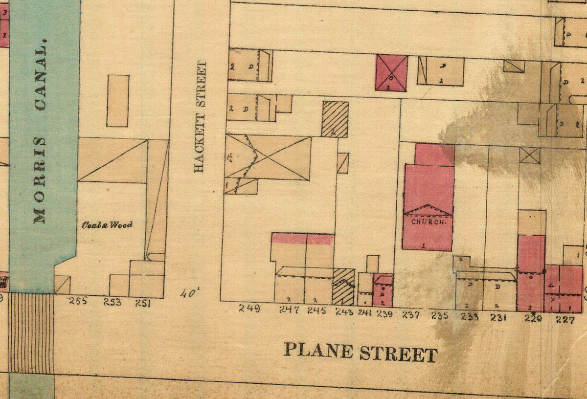 1868 Map
221 - 239 Plane Street
