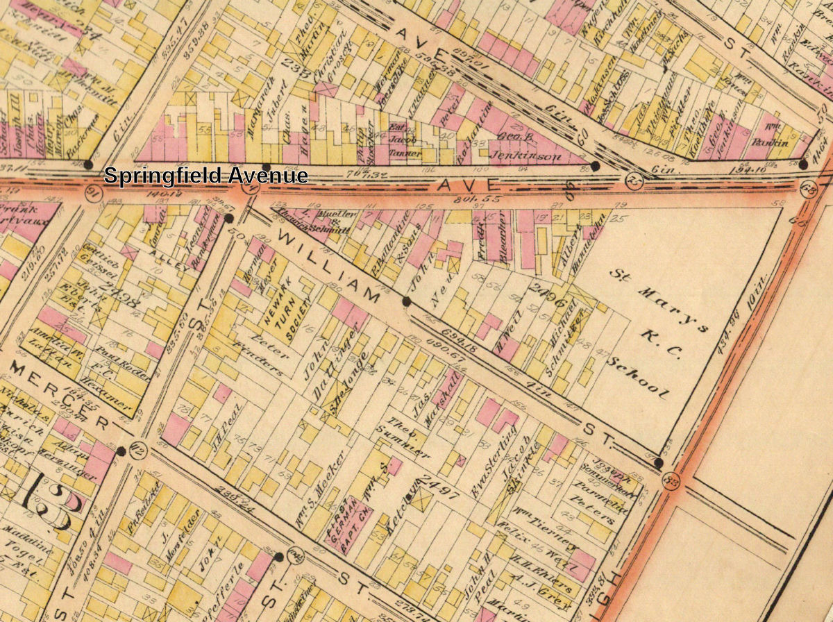 1889 Map
24, 28 Mercer Street
