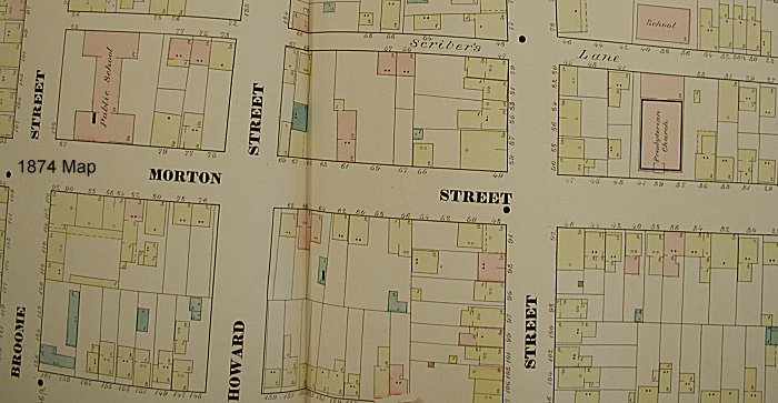 1874 Map
39 Morton Street n. High Street
