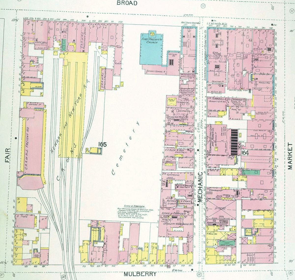 1892 Map
818, 820 Broad Street
