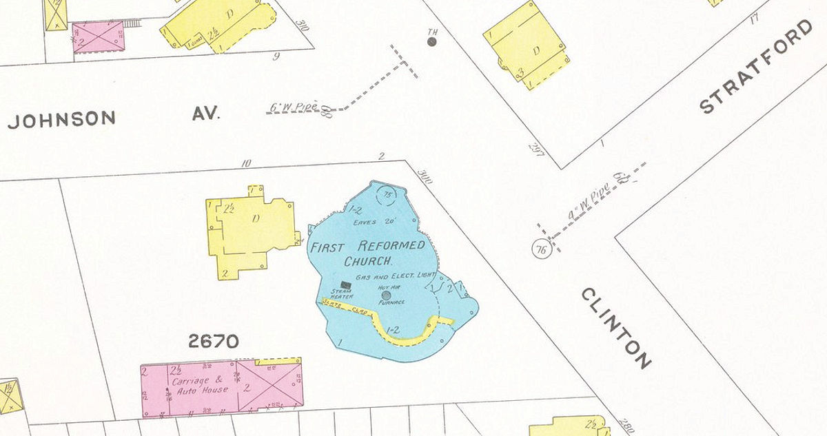 1908 Map
Clinton & Johnson Avenues
