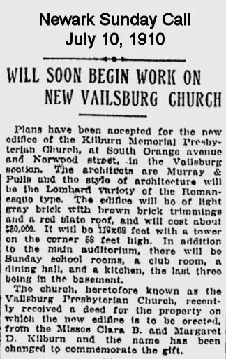 Will Soon Begin Work on New Vailsburg Church
1910
