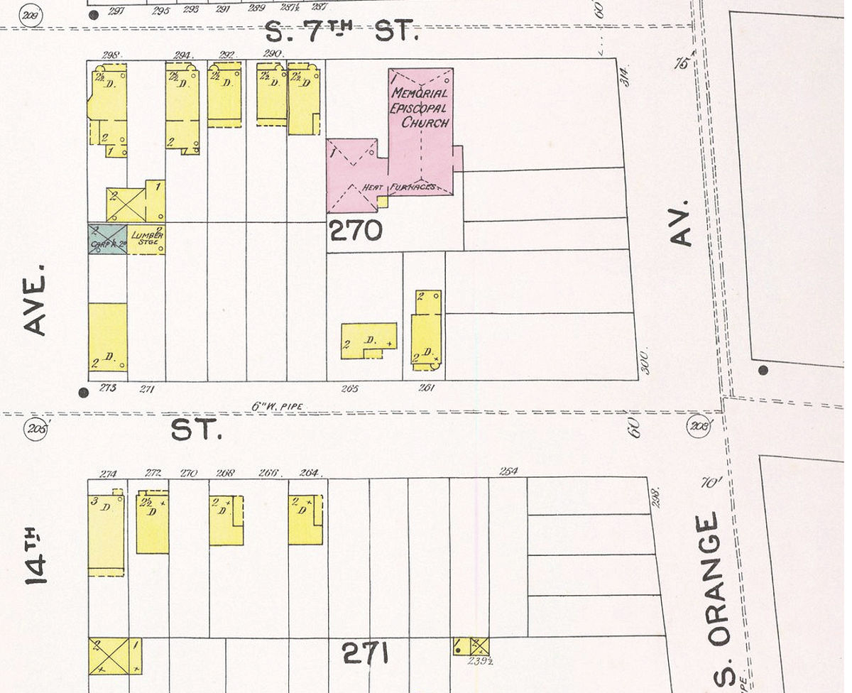 1892 map
316 South Orange Avenue
