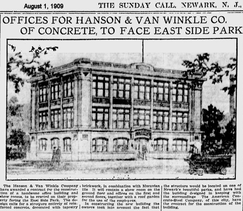1909
Originally the offices of Hanson & Van Winkle Co.
