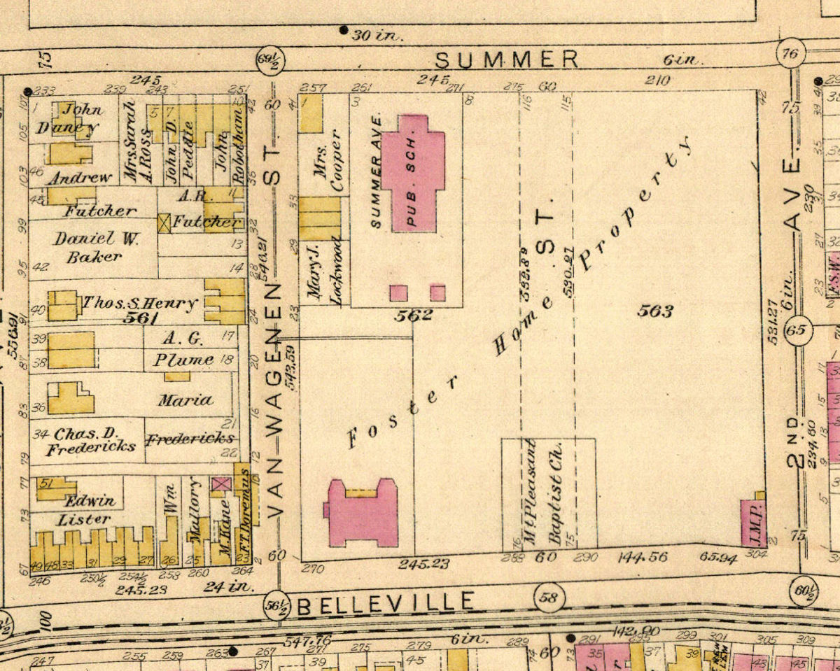 1889 Map
288 Belleville Ave.
