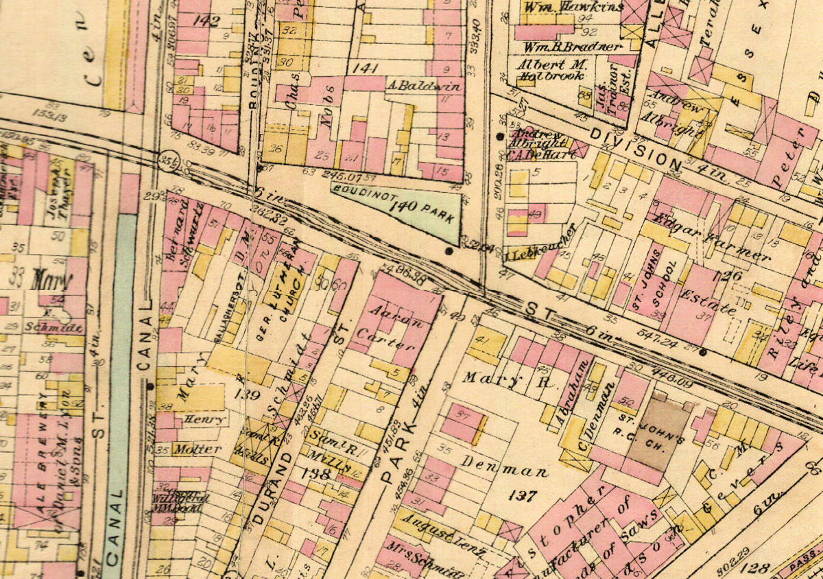 1889 Map
42 1/2, 48, 60 Mulberry Street

