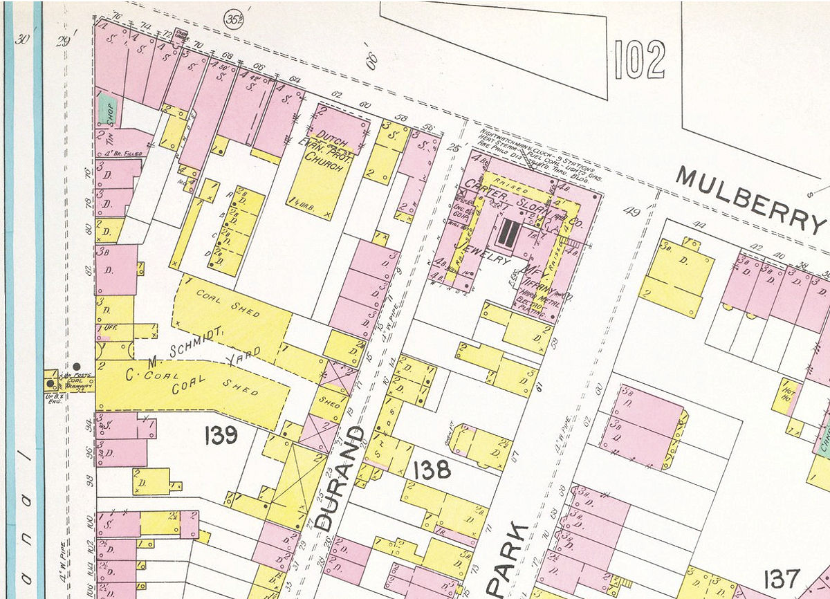 1892 Map
42 1/2, 48, 60 Mulberry Street
