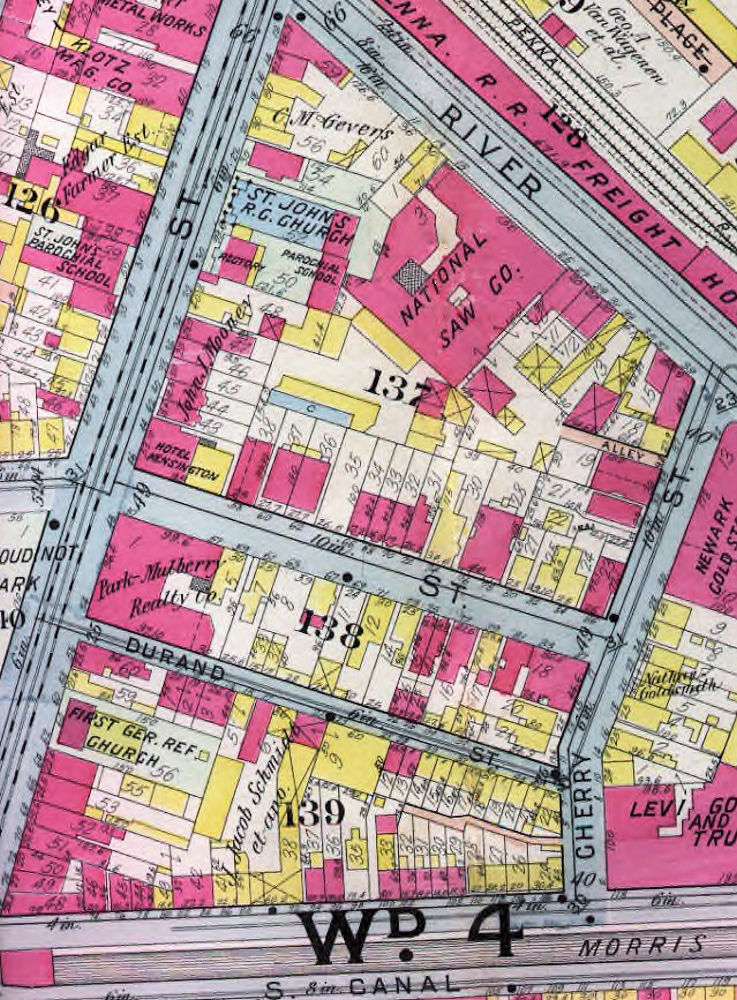 1911 Map
42 1/2, 48, 60 Mulberry Street
