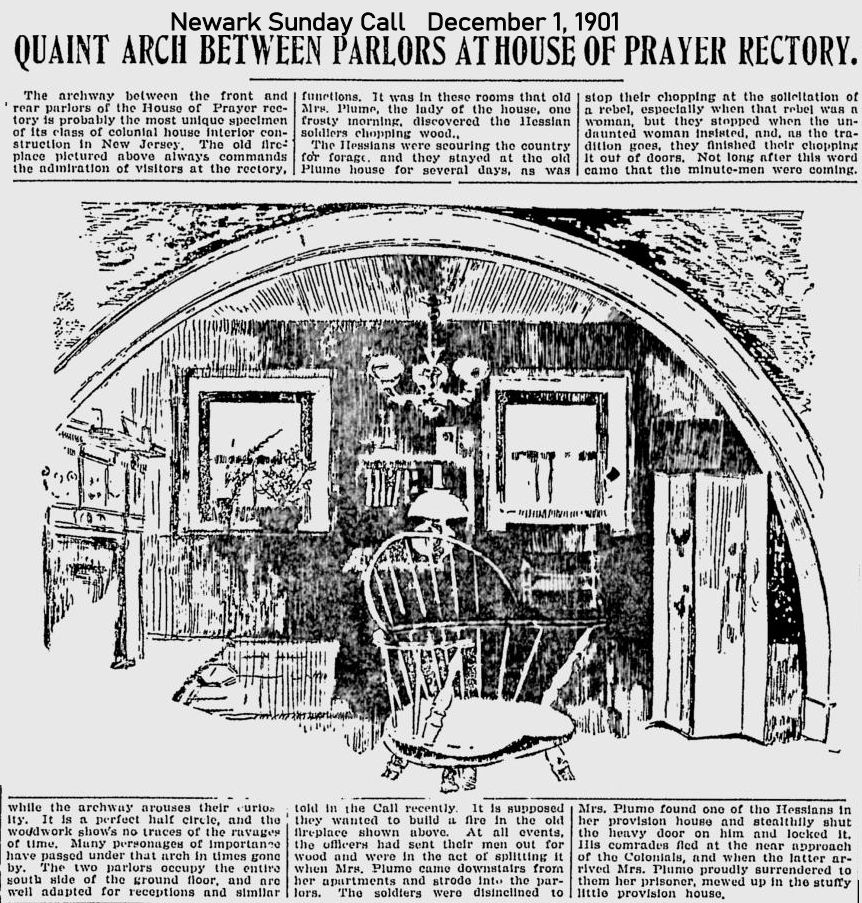 Quaint Arch Between Parlors at House of Prayer Rectory
December 1, 1901
