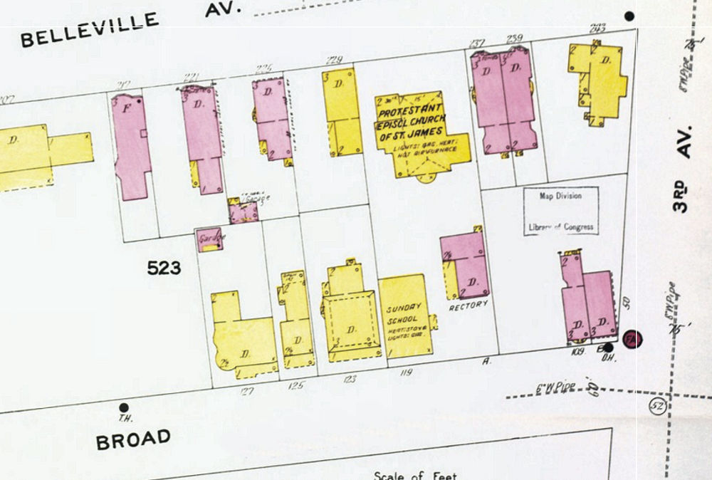 1909 Map
235 Belleville Ave.
