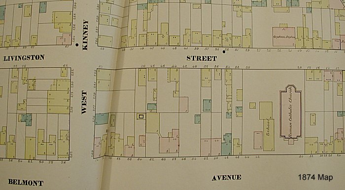 1874 Map
36 - 44 Belmont Ave.
