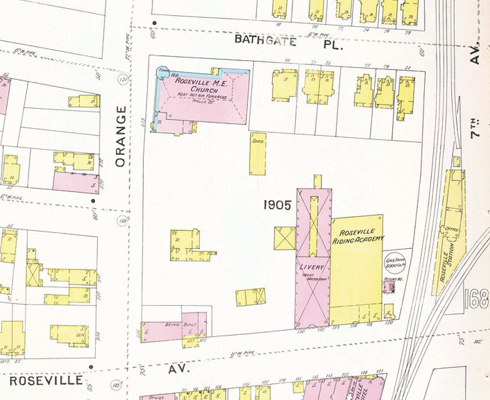 1892 Map
525 - 533 Orange Street
