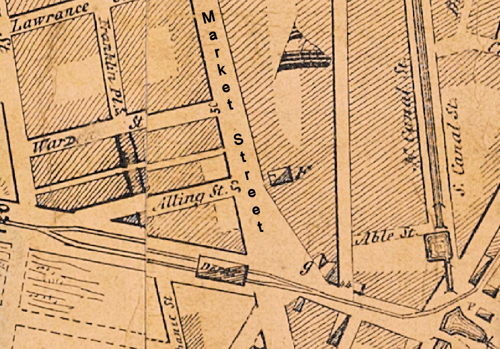 1847 Map
251 Market Street Location
"F" on the map
