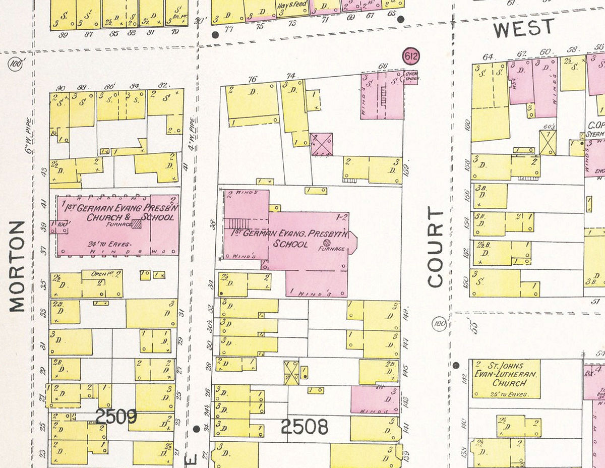 1892 Map
140 (114) Court Street, c. Lincoln
