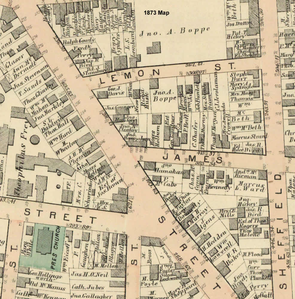 1873 Map
24 Sussex Ave.
