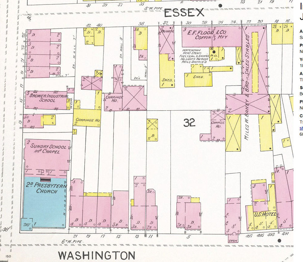 1892 map
17, 25, 27 Washington Street c. James Street
