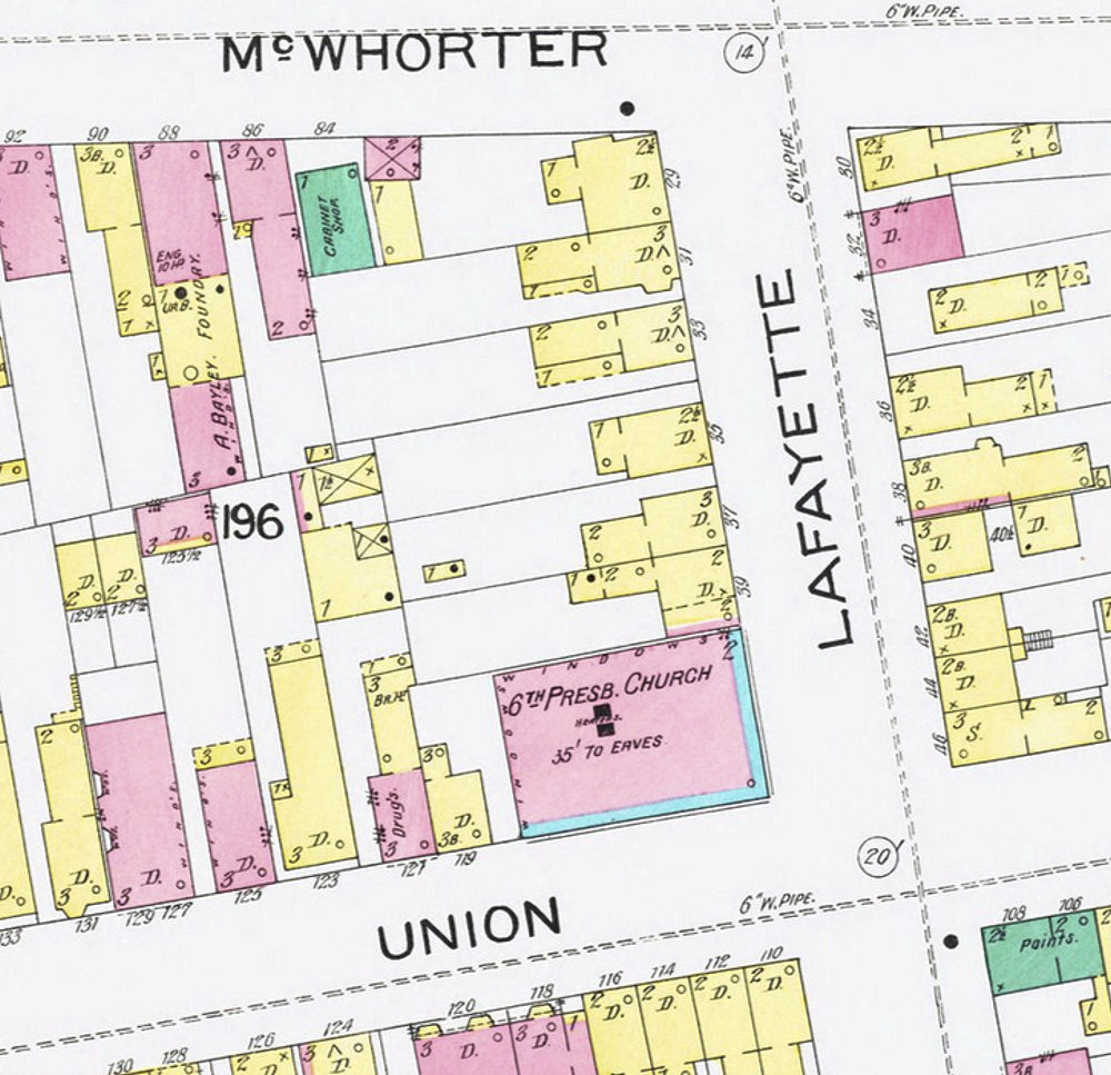 1892 Map
74, 88 Union Street
