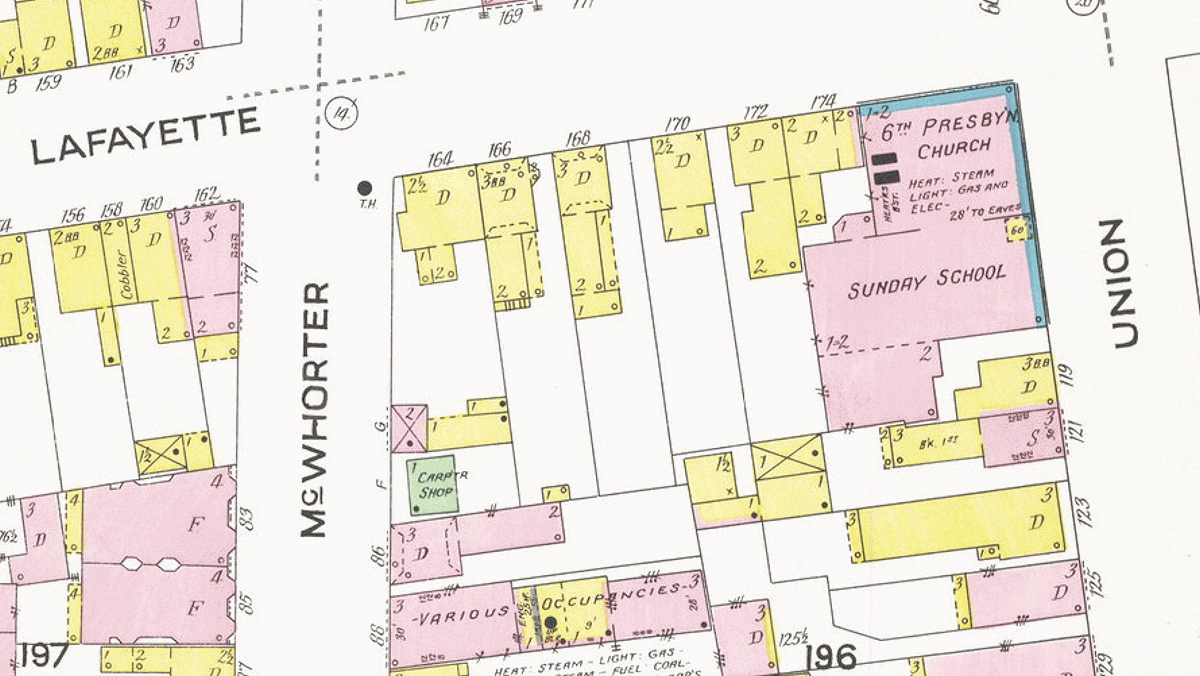 1908 Map
74, 88 Union Street
