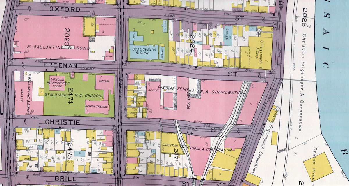 1927 Map
68 - 70 Bowery Street (Fleming Avenue) c. Freeman Street
