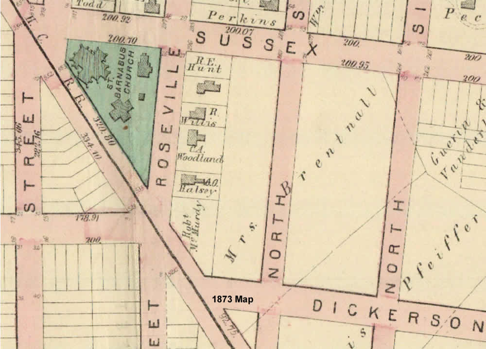 1873
Roseville, Sussex Aves and Warren Street
