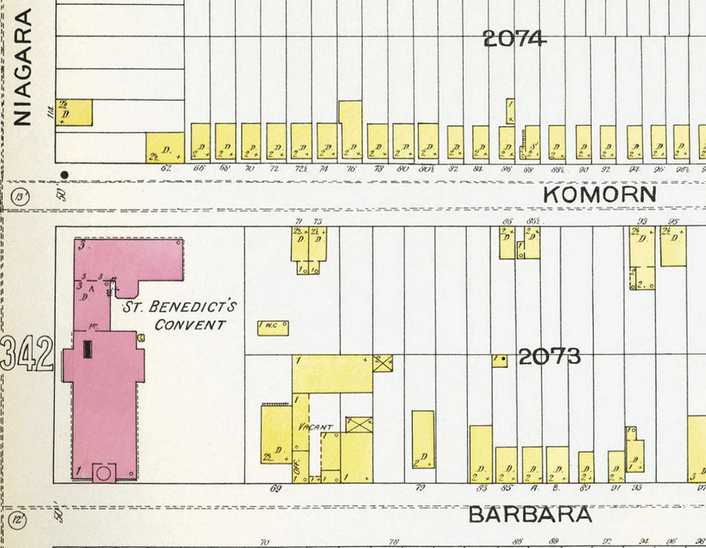 1892 Map
55 Barbara Street c. Niagara
