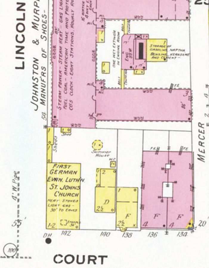 1908 Map
140 (114) Court Street, c. Lincoln
