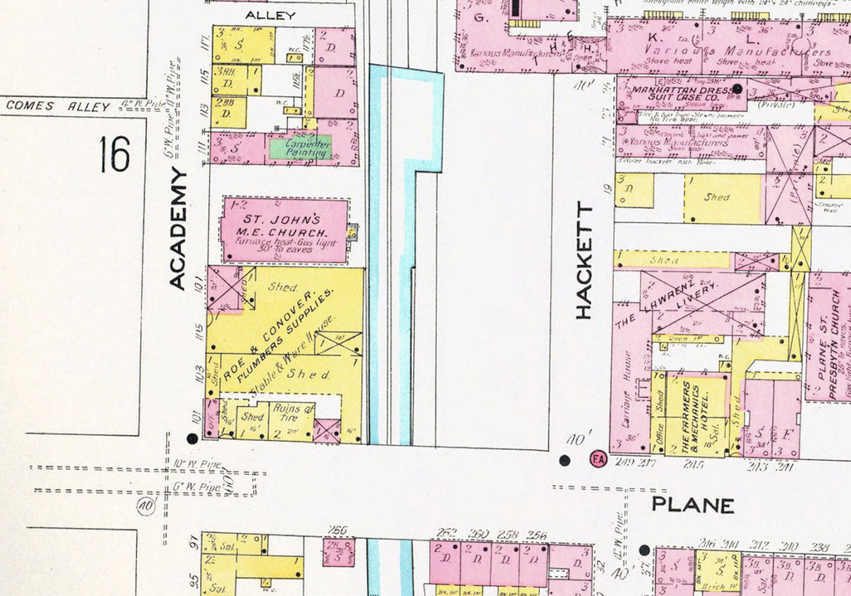 1908 Map
107 Academy Street
