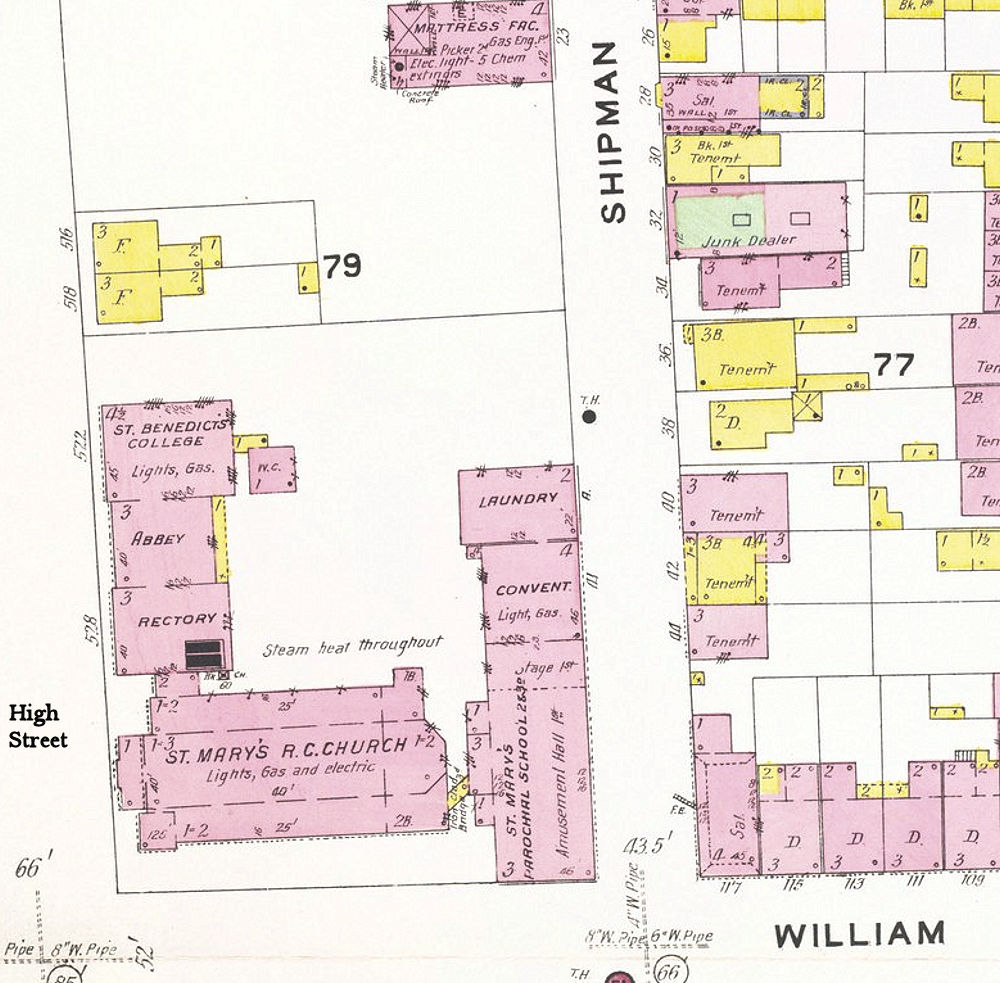 1908 Map
526, 528, 532 High Street
