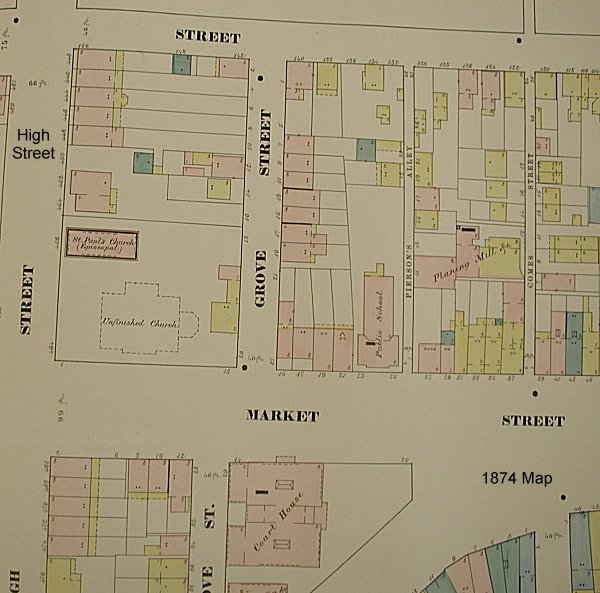 1874 Map
456 - 466 High Street 

