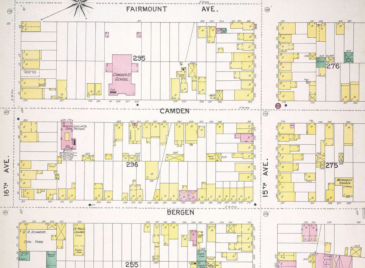 1892 Map
398 Bergen Street

