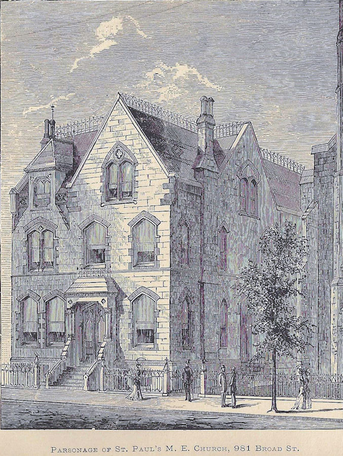 Parsonage
From "Anniversary Record - St. Paul's M. E. Church 1853 - 1894"
