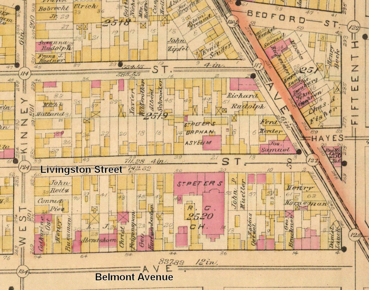 1899 Map
36 - 44 Belmont Ave.
