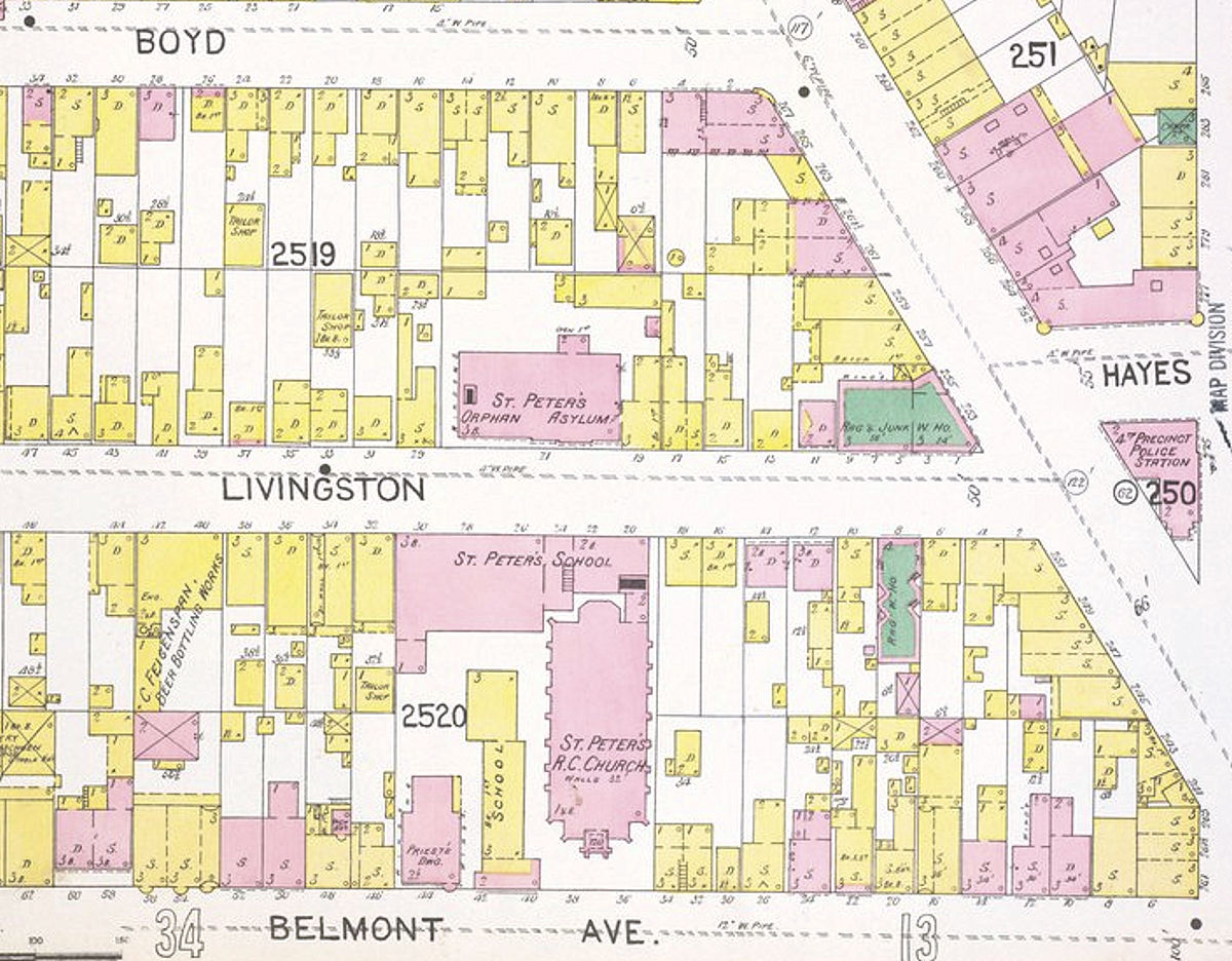 1892 Map
36 - 44 Belmont Ave.
