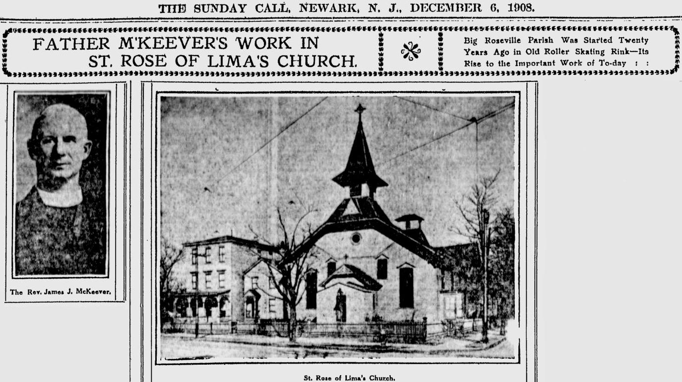 Father M'Keever's Work in St. Rose of Lima's Church
1908
