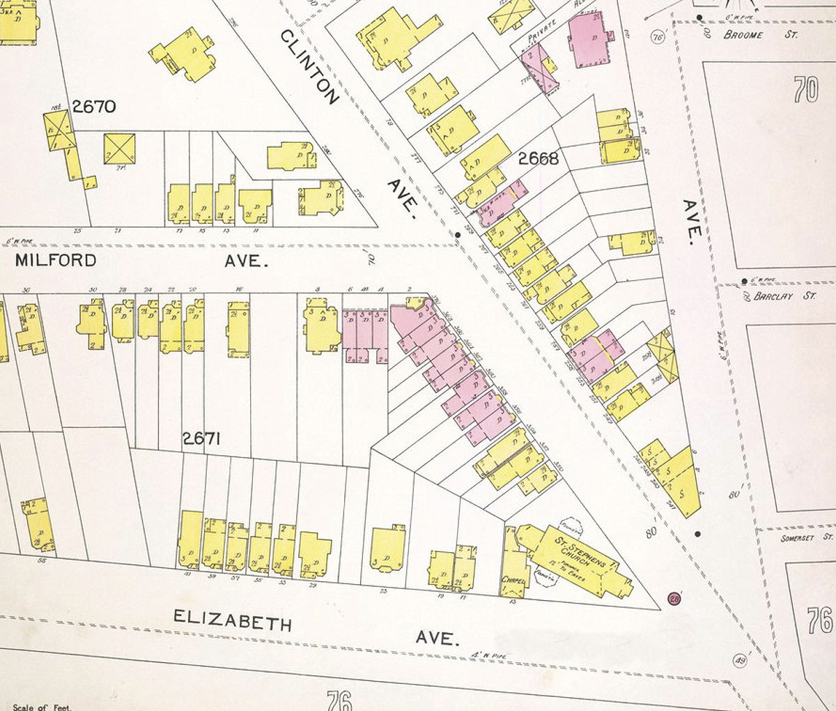 1892 Map
246 Clinton Ave. 

