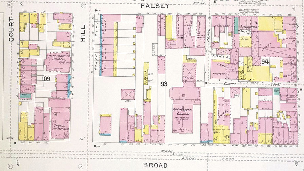 1892 Map
911 Broad Street
